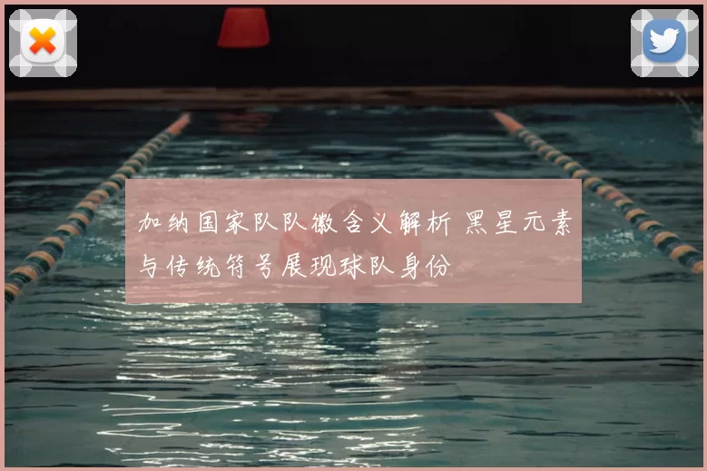 加纳国家队队徽含义解析 黑星元素与传统符号展现球队身份